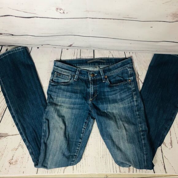 Joe’s Jeans The Rocker Lean Flare Fit Maribell Wash Stretch Cotton Denim 26 - Picture 7 of 12